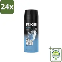 Axe - Deodorant Bodyspray - 48hrs Fresh - Ice Chill - Iced Mint & Lemon - 150 ml - Voordeelverpakking - 24 stuks - Deodorant -