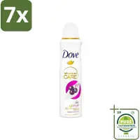 Dove 7 x - Deospray - Acai Bes & Waterlelie - 150 ml - Grootverpakking - Go Fresh - Acai Bes - Waterlelie - Deodorant - Antitranspirant