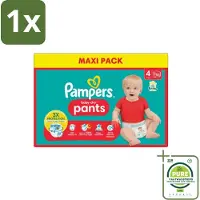 Pampers 1 x - Baby-Dry Pants - Luierbroekjes - Maat 4 (9-15 kg) - Extra Droog - 90 Luiers - Baby-Dry - Luierbroekjes - Babyluiers - Luiermaat 4 - 9-15 Kg