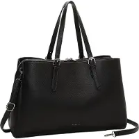 Puccini Anna Dames laptoptas - 17 inch - Werktas A4 - Kunstleer - Zwart