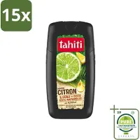 Tahiti 15 x - Douchegel - Citroen & Kokosolie - Hydraterend - 250 ml - Grootverpakking - Douchegel - Citroen - Kokosolie - Hydraterend - Verzorgend