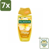 Palmolive 7 x Douchegel Aroma Essence Forever Happy 250 ml - Grootverpakking - Douchegel - Frangipani - Neroli - Geur - Reiniging