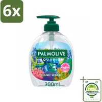Palmolive Handzeep Aquarium 300 ml - Voordeelverpakking - 6 stuks - Handzeep - Natuurlijke ingrediënten