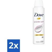 Dove - Deospray - Powder Soft - 150 ml - Voordeelverpakking - 2 stuks