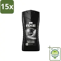 Axe 15 x 3-in-1 Douchegel Black 250 ml - Grootverpakking - Douchegel - - 3-in-1 - Bevroren Peer - Cederhout