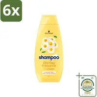 Schwarzkopf - Shampoo - Elke dag - Kamille - Alle types haar - 400 ml - Voordeelverpakking - 6 stuks - Shampoo voor alle haartypes - Milde shampoo