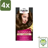 Palette Poly - Haarverf - Truffel Bruin 700 - 115ml - Voordeelverpakking - 4 stuks - Haarverf - Permanente haarkleur