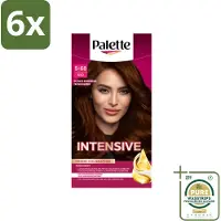 Palette Intensive Oil-Care Color Haarkleuring 650 Kastanje Middenbruin - Voordeelverpakking - 6 stuks - Haarkleur - Glans