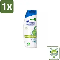 Head & shoulders 1 x - Anti-Roos Shampoo - Apple Fresh - 285ml - Anti-Roos Shampoo - Roos Shampoo - Hoofdhuidverzorging - Haarverzorging - Apple Fresh