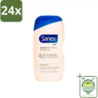 Sanex - BiomeProtect Micellair - Douchegel - Vitaliteit - 0% Sulfaat - Alle Huidtypes - 400 ml - Voordeelverpakking - 24 stuks - BiomeProtect - Micellair douchegel