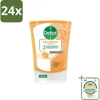 Dettol No-Touch Handzeep Refill Extra Care Honey & Sheabutter 250 ml - Voordeelverpakking - 24 stuks - No-Touch - Honing