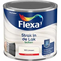 Flexa - Strak In De Lak Buitenlak Hoogglans - Wit Limoen - Mengverf - 500 Ml