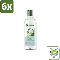 Timotei - Shampoo - Detox - Komkommerextract - 300ml - Voordeelverpakking - 6 stuks - shampoo - Detox shampoo