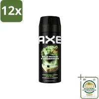 Axe - Deodorant Bodyspray - 48hrs Fresh - Green Mojito & Cedarwood - 150 ml - Voordeelverpakking - 12 stuks - - Green Mojito
