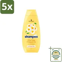 Schwarzkopf 5 x - Shampoo - Elke dag - Kamille - Alle types haar - 400 ml - Grootverpakking - Shampoo Voor Haar - Kamille Shampoo - Elke Dag Shampoo - Haar Verzorging - Gevoelig Haar Shampoo