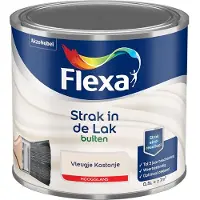 Flexa - Strak In De Lak Buitenlak Hoogglans - Vleugje Kastanje - Mengverf - 500 Ml