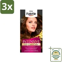 Palette 3 x Poly - Haarverf - Goud Bruin 660 - 115ml - Grootverpakking - Haarverf - Goudbruin - Arganolie - Glans - Haarkleur