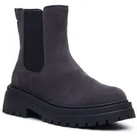 Hush puppies Rose Chelsea Leder Dames Charcoal Hakken Chelsea Boots