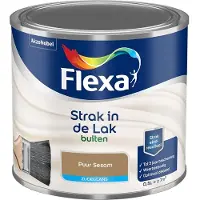 Flexa - Strak In De Lak Buitenlak Zijdeglans - Puur Sesam - Mengverf - 500 Ml