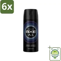 Axe - Limited Edition - Deodorant Bodyspray - A.I. - 150 ml - Voordeelverpakking - 6 stuks - Deodorant - Bodyspray