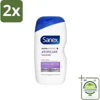 Sanex - BiomeProtect Dermo - Douchecrème - Reactieve Huid - 400 ml - Voordeelverpakking - 2 stuks - BiomeProtect - Douchecrème