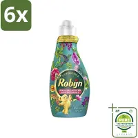 Robijn Collections - Wasverzachter - Paradise Secret - 1,25L - 50 Wasbeurten - Voordeelverpakking - 6 stuks - Wasverzachter - Wasparfum