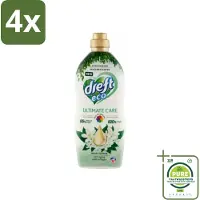 Dreft ECO - Wasverzachter - Gekleurde Was - Witte Bloem - Anti-Veroudering - 38 Wasbeurten - Voordeelverpakking - 4 stuks - Wasverzachter - Kleurbescherming