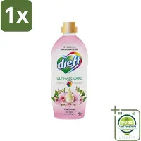 Dreft 1 x - Ultimate Care - Wasverzachter - Roze Bloem - Anti-Veroudering - 40 Wasbeurten - Wasverzachter - Kleurbescherming - Anti-veroudering - Collageen - Roze Geur