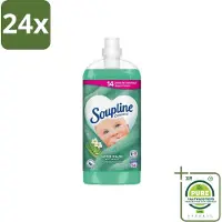 Soupline - Wasverzachter - Aloë Vera - 56 Wasbeurten - 1.3L - Voordeelverpakking - 24 stuks - Wasverzachter - Aloë Vera