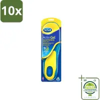 Scholl 10 x - Inlegzolen - ActivGel - Maat 35.5 - 40.5 - 1 Paar Inlegzolen - Grootverpakking - Schoonheid - Voetcomfort - Inlegzolen - - ActivGel