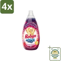 Robijn Intense - Wasverzachter - Intense Fuchsia Passion - 870ml - 58 Wasbeurten - Voordeelverpakking - 4 stuks - Geur - Frisheid