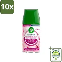 Air Wick 10 x Freshmatic Max Pure Fresh Cherry Blossom & Orchid 250 ml - Grootverpakking - Luchtverfrisser - Geurverspreider - Aziatische Kersenbloesem - Freshmatic - Navulling