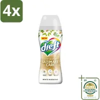 Dreft - Ultimate Care - Wasverzachter - Geurbooster - Gekleurde Was - Witte Bloem - 15 Wasbeurten - Voordeelverpakking - 4 stuks - Wasmiddel - Kleurbescherming