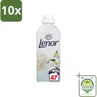 Lenor 10 x - Wasverzachter - Citroenbloesem & Zeekristal - 47 Wasbeurten - Grootverpakking - Wasverzachter - - Citroenbloesem - Zeekristal - Frisse Geur