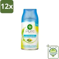Air Wick Freshmatic - Luchtverfrisser Navulling - Pure Essentiële Oliën Verfrissend - 250ml - Voordeelverpakking - 12 stuks - Luchtverfrisser - Geurverspreider