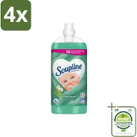 Soupline - Wasverzachter - Aloë Vera - 56 Wasbeurten - 1.3L - Voordeelverpakking - 4 stuks - Wasverzachter - Aloë Vera