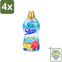 Silan Aromatherapy - Wasverzachter - Relaxing Maldives - Essentiële Oliën en Langdurige Parfum - 48 Wasbeurten - 1.056L - Voordeelverpakking - 4 stuks - Essentiële oliën - Tropische geur