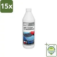 Hg 15 x Autoreiniger en Beschermer 950 ml - Grootverpakking - Autoreiniger - Autowas - Autobescherming - Wax - Glans