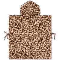Swim Essentials Strandponcho - Bruin - Wilde Bloem - 50 X 50 Cm - UNI