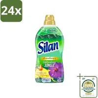 Silan Aromatherapy - Wasverzachter - Fascinating Jungle - Essentiële Oliën en Langdurige Parfum - 48 Wasbeurten - 1.056L - Voordeelverpakking - 24 stuks - Aromatherapie - Jungle
