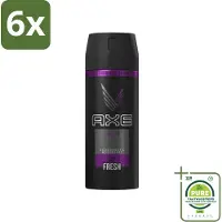 Axe - Deodorant Bodyspray - 48hrs Fresh - Excite - 150 ml - Voordeelverpakking - 6 stuks - deodorant - Deodorant spray