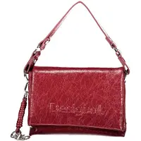 Desigual schoudertas Half Logo Venecia 4.0 Crossbody Bag Garnet donkerrood