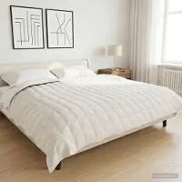 vidaXL Verzwaringsdeken Wit 235 x 290 cm 15 kg 100% Katoen 205T