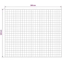 vidaXL Verzwaringsdeken Antraciet 220 x 260 cm 15 kg 100% Katoen 205T
