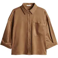 Opus Overhemdblouse Faloura Regular fit Oranje dames