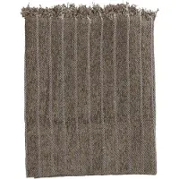 Clayre & Eef Plaid 125x150 cm Grijs Polyester Deken