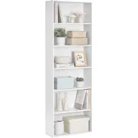 Vasagle Boekenkast met verstelbare planken, 6 niveaus / wit