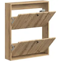vidaXL Wandgemonteerde Schoenenkast ALKMAAR 71 x 17 x 86 cm