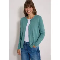 Cecil Dames Vest met ronde hals en knoopsluiting - Blauw - L