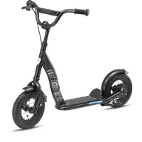 Bikestar Classic, autoped, 10 inch, zwart unisex